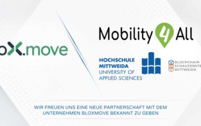 Mobility4All freut sich, eine neue Partnerschaft mit dem Unternehmen bloXmove bekannt zu geben